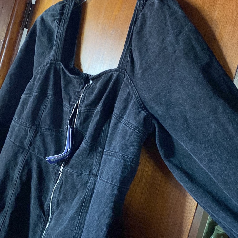 Kahlana Barfield Brown x Target Future Collective - Plus Size Black Denim Dress